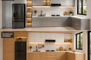 Kitchen Set Aluminium vs Plywood: Mana yang Lebih Cocok untuk Rumah?
