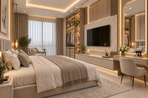 Jasa Interior Kamar Palembang 2026: Dari Lemari, Backdrop TV hingga Meja Rias dalam Satu Konsep