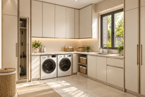 Jasa Interior Laundry Room ACP Aluminium Palembang 2026: Area Cuci Lebih Rapi, Awet, dan Mudah Dibersihkan